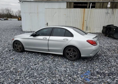 2020 Mercedes-Benz C 300 from USA, damaged, VIN W1KWF8DB5LR597963